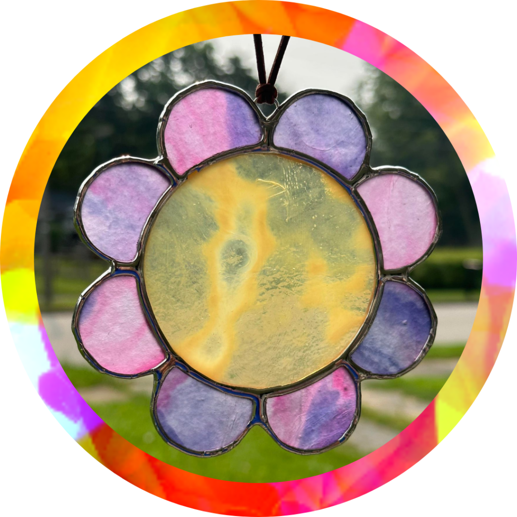 Beginners Stained Glass Flower #2 – Anderson Museum of Art